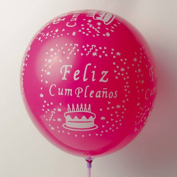 Globo Látex Feliz Cumpleaños