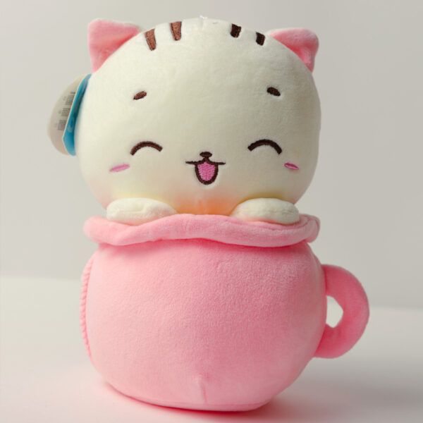 Gatito en taza Peluche 24X17 CM